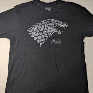 Game of Thrones STARK Sigil  T-SHIRT Size Large